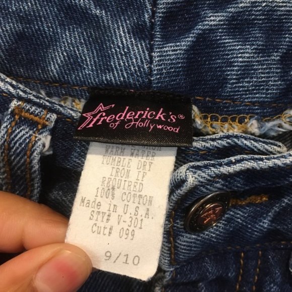 Fredericks of Hollywood Studded High Rise Jeans Size 10 - Picture 7 of 8